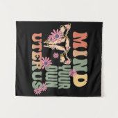 Denk aan je eigen baarmoeder wandkleed (Voorkant (horizontaal))