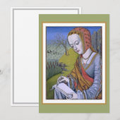 Denk aan je Flat Note Kaart Notitiekaartje (Voorkant / Achterkant)