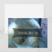 Denk aan je Glass Gold Leaf Orb Briefkaart (Voorkant / Achterkant)