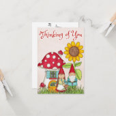 Denk aan je Gnome Card Kaart (Voorkant / Achterkant in situ)