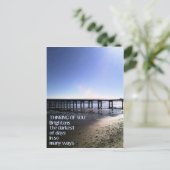 Denk aan je Helderheid op mijn dag Briefkaart (Staand voorkant)