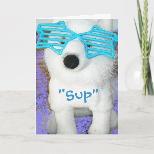 Denk aan je Humor Kaart (Voorkant)