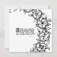 Denk aan je Inspirerend groetenkaart