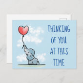 Denk aan je olifant briefkaart (Voorkant / Achterkant)