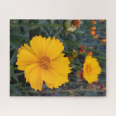 Denk aan je Oranje kosmos foto Legpuzzel (Horizontaal)