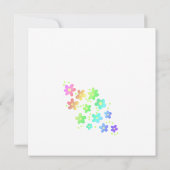 'Denk aan je' regenboogbloemen (Achterkant)