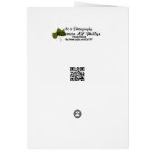 Denk aan je sneeuwbesproeide roze gele tulpen (Achterkant)