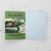 Denk aan je Turtle Kaart (Binnen)