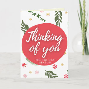 Denk aan je vakantiekaartje kaart