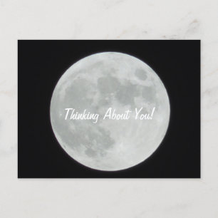 Denk aan je volle maan briefkaart