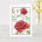 Denk aan je Wenskaart Kaart (Gele Bloem)