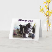 Denk aan jezelf4 kaart (Gele Bloem)