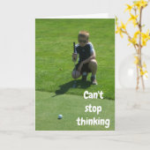 DENK AAN "JIJ" OP JE "VERJAARDAG" KAART (Gele Bloem)