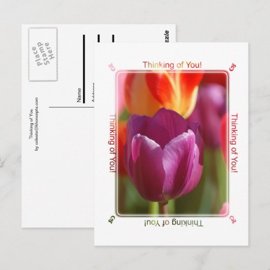 Denk aan jou briefkaart (Voorkant / Achterkant)