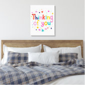 Denk aan jou canvas afdruk (Insitu (Slaapkamer))