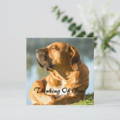 Denk aan jou feestdagenkaart (Staand voorkant)