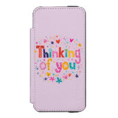 Denk aan jou incipio iPhone portemonnee hoesje (Voorkant Agenda)