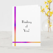 Denk aan jou! kaart (Gele Bloem)