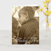 Denk aan jou kaart (Gele Bloem)