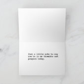 Denk aan jou. kaart (Binnen)