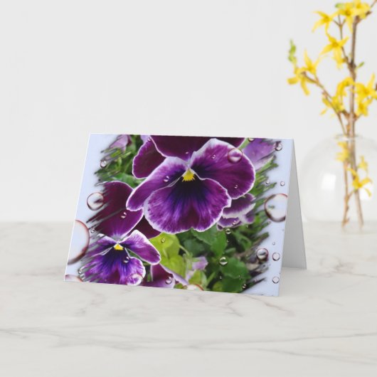 Denk aan jou kaart (Gele Bloem)