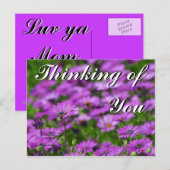 Denk aan jou, mam Briefkaart (Voorkant / Achterkant)