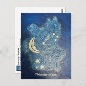 Denk aan jou, Moon en Stars Briefkaarten (Voorkant / Achterkant)