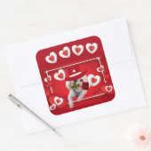 Denk Aan Jou Poodle Sticker Labels (Envelop)