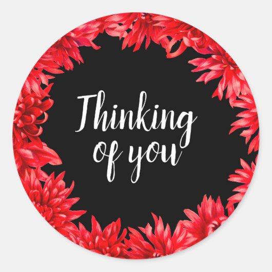 Denk aan jou ronde sticker (Voorkant)