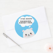 Denk aan jou ronde sticker (Envelop)