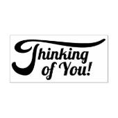 Denk aan jou 	rubberstempel (Afrduk)