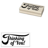 Denk aan jou 	rubberstempel (Gestempeld)