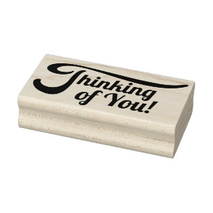 Denk aan jou 	rubberstempel