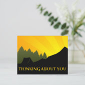 Denk aan jou vanuit Camp Briefkaart (Staand voorkant)