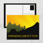 Denk aan jou vanuit Camp Briefkaart (Voorkant / Achterkant)