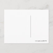 Denk Aan Jou Vervuild Hart Roze Sjabloon Briefkaart (Achterkant)