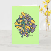 Denk aan jullie 2 kaart (Gele Bloem)