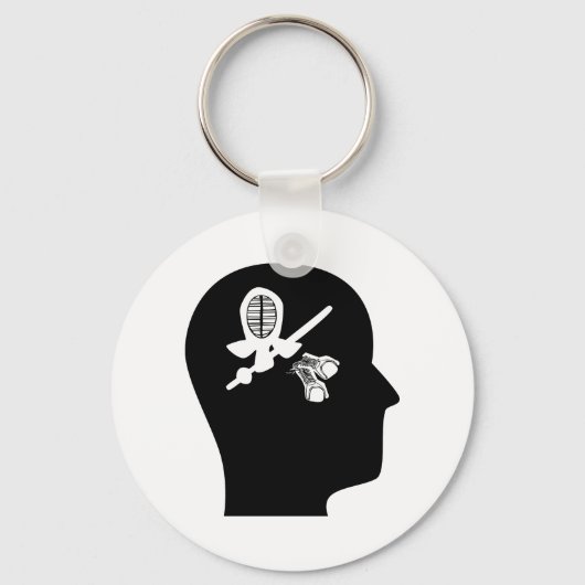 Denk aan Kendo Sleutelhanger (Voorkant)