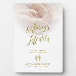 Denk aan Kleine Baby Engel Geliefden Overleden Fotoplaat