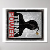 Denk aan kracht poster (Voorkant)