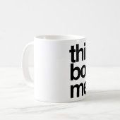 Denk aan memen koffiemok (Voorkant links)