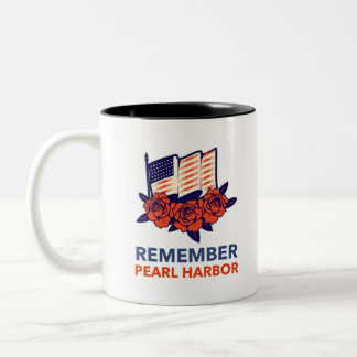 Denk aan Pearl Harbor Tweekleurige Koffiemok