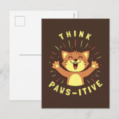 Denk aan pols-itief briefkaart (Voorkant / Achterkant)