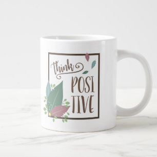 Denk aan positieve motivatie om vether boho te cit extra grote beker