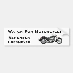 Denk aan Rossmeyer Bumpersticker