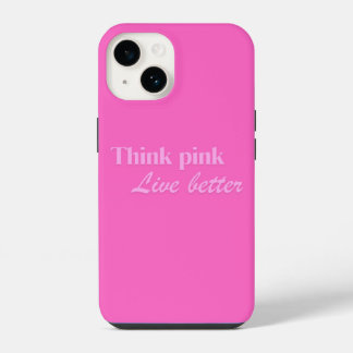 Denk aan roze iPhone hoesje iPhone 14 Hoesje