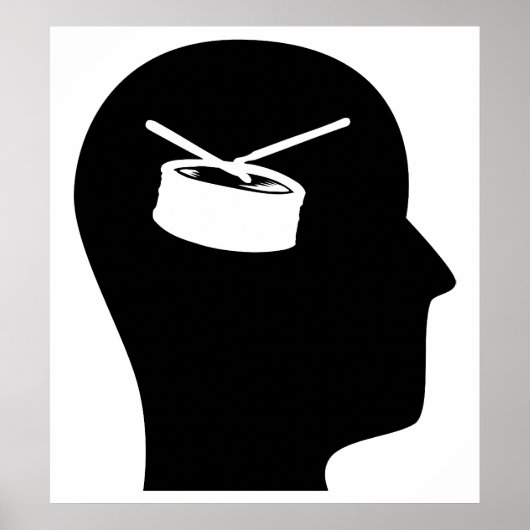 Denk aan Snare Drum Poster (Voorkant)