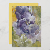 Denk aan Spring Flat Note Kaart (Voorkant / Achterkant)