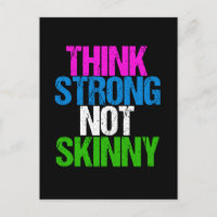 Denk aan sterke niet Skinny Inspirerend fitness