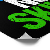 Denk aan sterke niet Skinny Inspirerend fitness Poster (Hoek)